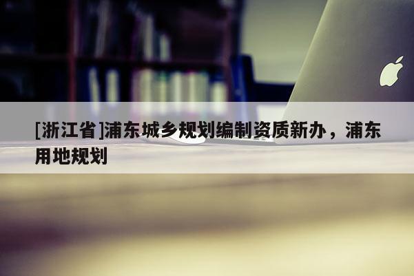 [浙江省]浦東城鄉(xiāng)規(guī)劃編制資質(zhì)新辦，浦東用地規(guī)劃